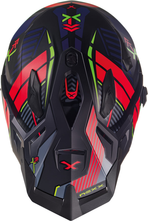 Nexx X.Wed 2 Wild Country Helmet Black/Red