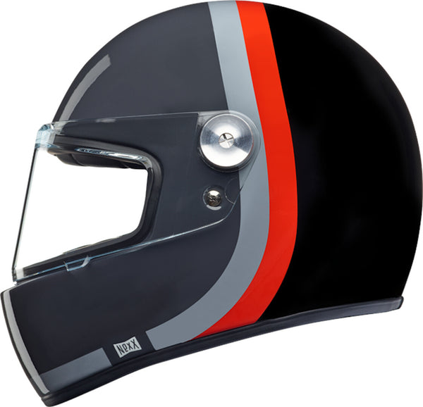 Nexx X.G100R Speedway Helmet Black/Grey/Red