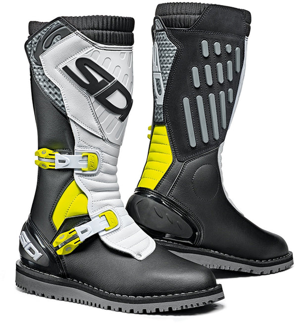 SIDI TRIAL ZERO.2 攀爬靴 黑/白/黄