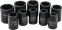 PERFORMANCE TOOL 工具 1/2" SAE Impact Socket Set