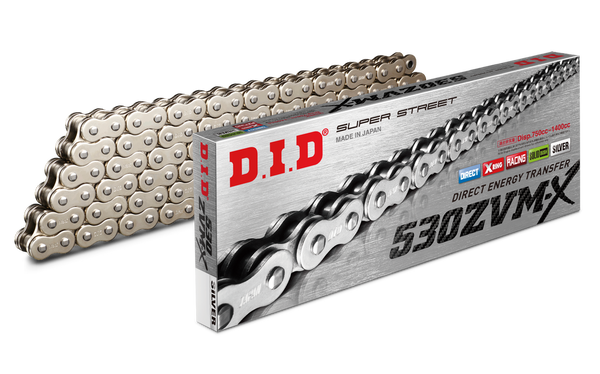 D.I.D 链条 SUPER STREET 530ZVMXS-100L X-RING CHAIN GOLD