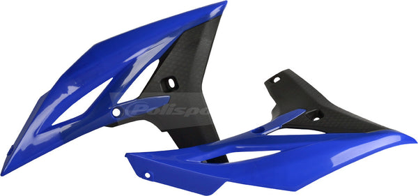 Polisport 水箱护板 Yamaha Radiator Shrouds Blue