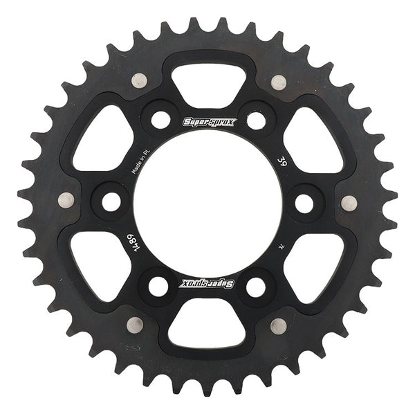 SUPERSPROX 链轮 REAR STEALTH SPROCKET ALU/STL 39T-525 黑 KAW