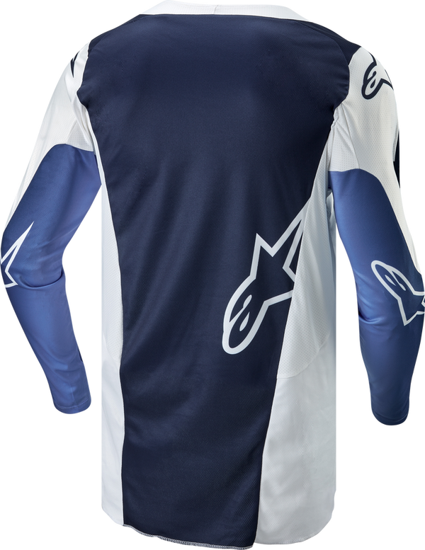 Alpinestars 骑行衣 Racer Hoen Jersey Men's White/Dark Navy/Light Blue