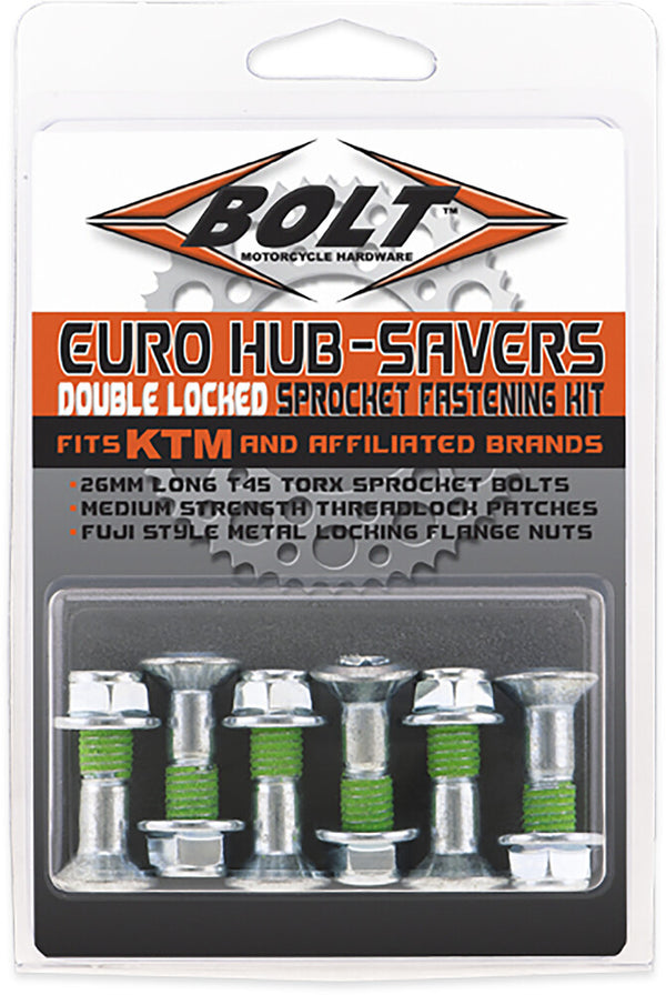 BOLT 五金件 EURO STYLE HUB-SAVERS DOUBLE LOCKED SPROCKET FASTENING KIT