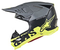 ALPINESTARS ALPINESTARS M8 头盔 Supertech M8 Radium Helmet Gloss Black/Grey/Yellow M-8