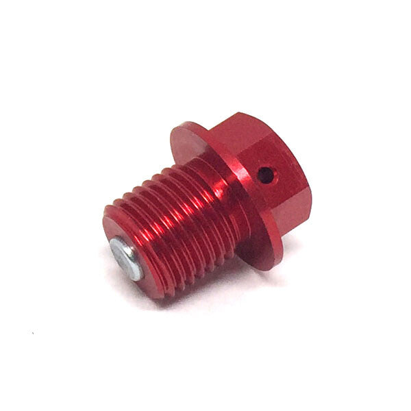 Zeta Honda/Yamaha Magnetic Drain Plug M14X14-P1.5 RED