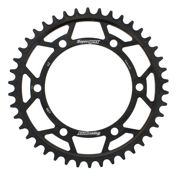 SUPERSPROX 后链轮 钢制 42T-530 黑 KAW