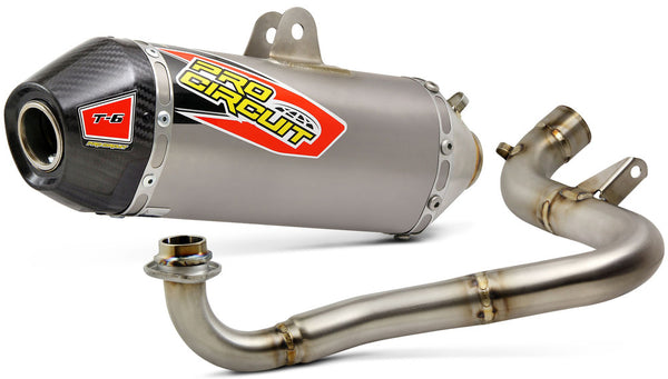 PRO CIRCUIT 排气管 T-6 S/S EXHAUST SYSTEM W/CARBON CAP