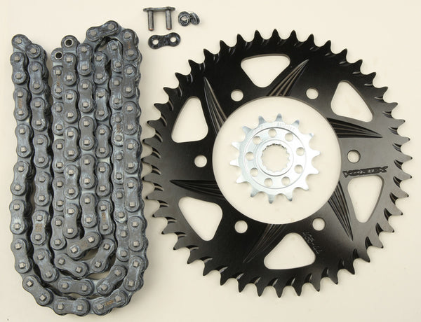 VORTEX 链轮/链条套件 STL/ALU 14/44T 黑 SX3 520-112L BLK