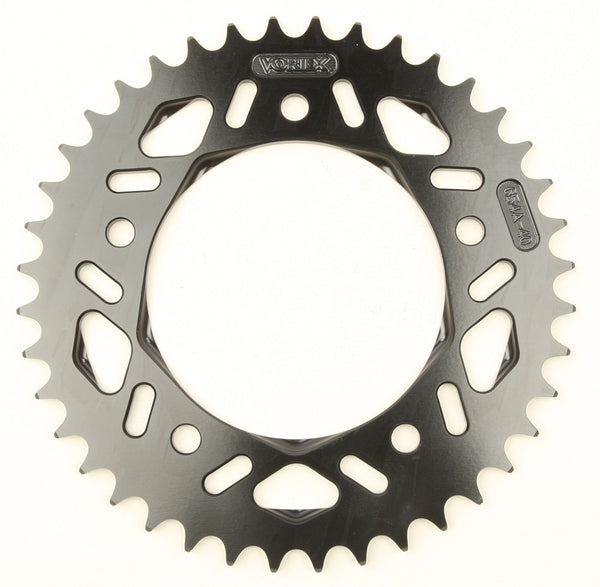 VORTEX 链轮 REAR F5 SPROCKET ALUMINUM 40T-520 BLK HC YAM
