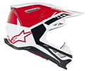 ALPINESTARS 头盔 Supertech M-8 Triple Helmet Red/White Gloss M-8