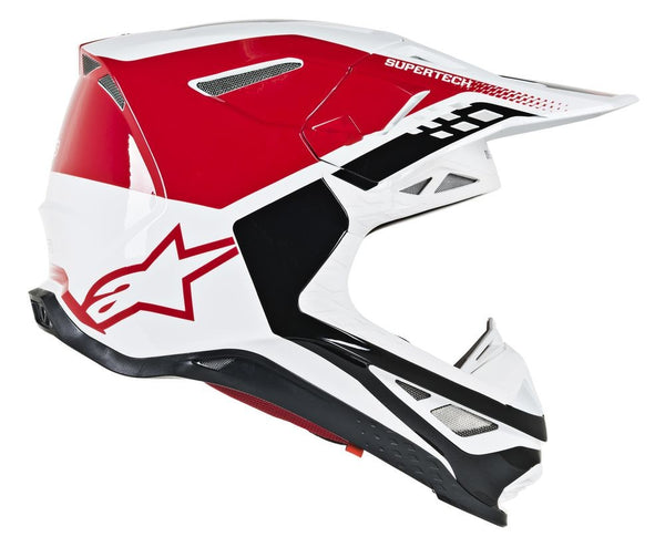 ALPINESTARS 头盔 Supertech M-8 Triple Helmet Red/White Gloss M-8