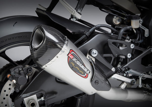 YOSHIMURA 排气管 EXHAUST RACE ALPHA-T SLIP-ON SS-SS-CF WORKS