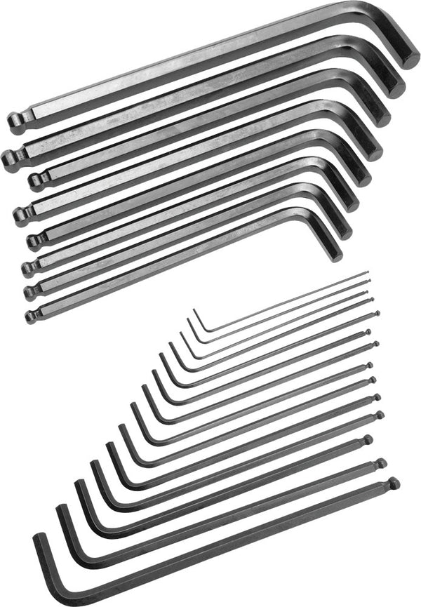 PERFORMANCE TOOL 工具 SAE/Metric Ball End Hex Key Set