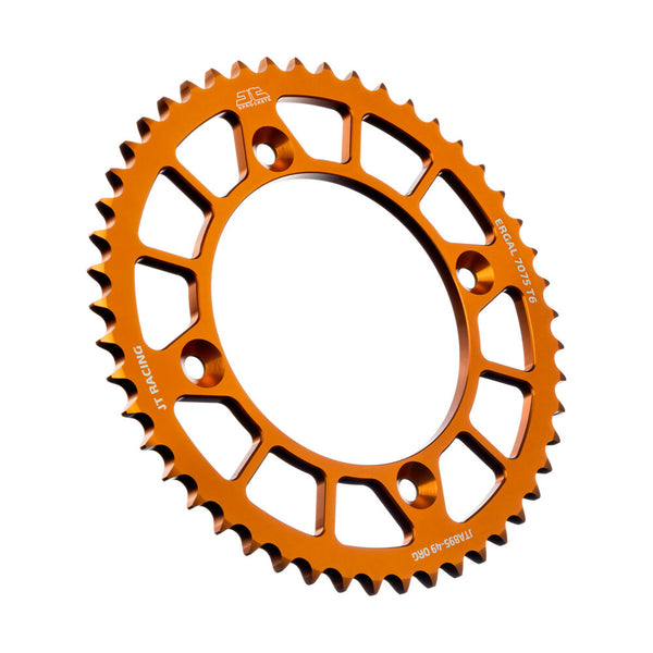 JT 链轮 REAR RACELITE SPROCKET ALUM 49T-428 ORG HUSQ/KTM