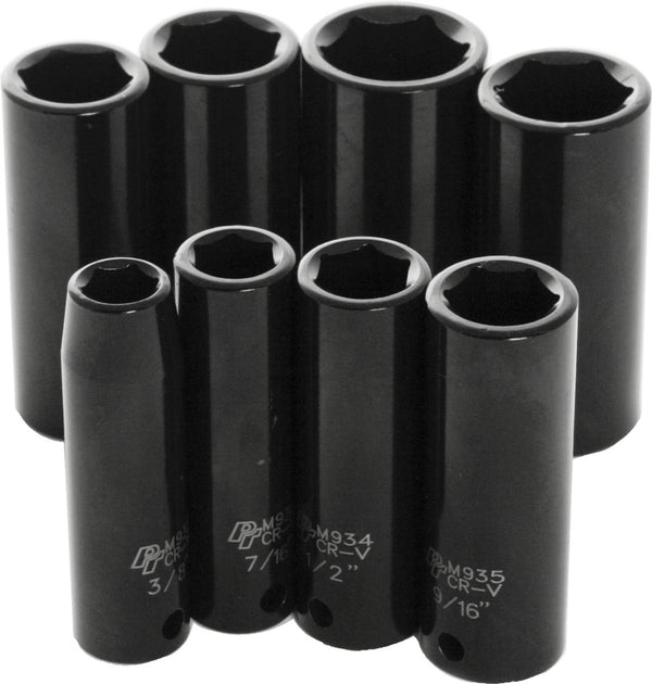 PERFORMANCE TOOL 工具 3/8" SAE Impact Socket Set