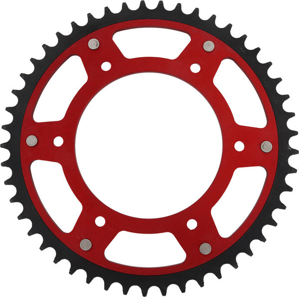SUPERSPROX 链轮 REAR STEALTH SPROCKET ALU/STL 49T-520 红 HON