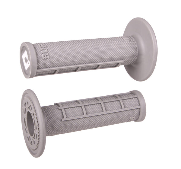 ODI 手把胶 HALF WAFFLE LOCK-ON GRIP 灰/SOFT COMPOUND