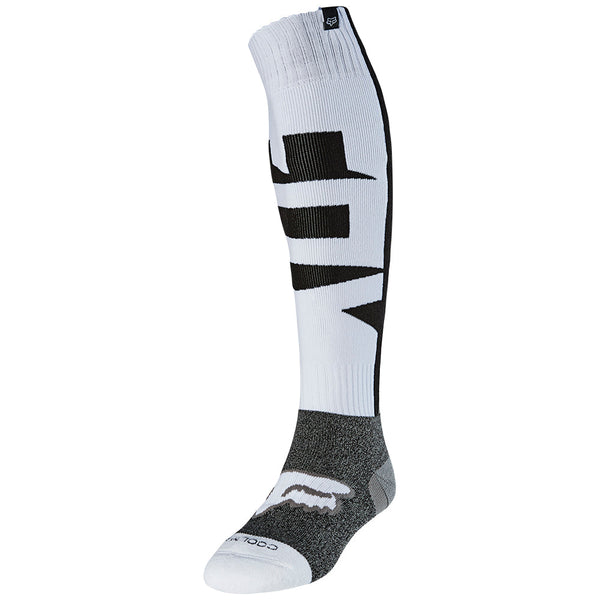 FOX 骑行袜 Coolmax Thick Socks Oktiv [黑/白]