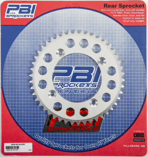 PBI 链轮 REAR SPROCKET ALUMINUM 46T-420 SUZ/YAM