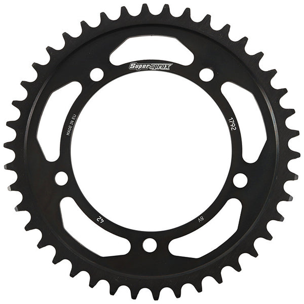 SUPERSPROX 链轮 REAR EDGE SPROCKET 钢制 42T-525 黑 HAY/SUZ/TRI
