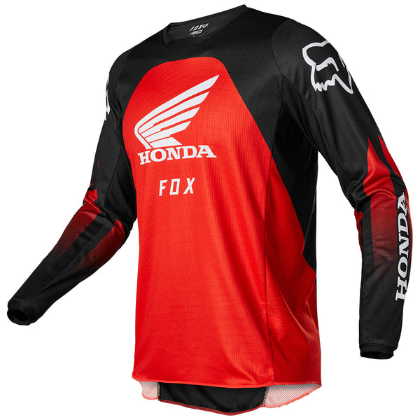 FOX 骑行衣 180 骑行服 Honda Jersey [黑/红]