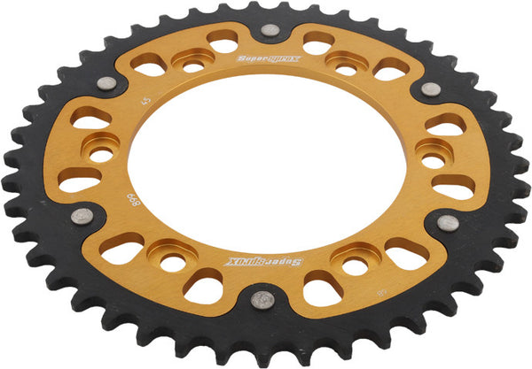 SUPERSPROX 链轮 REAR STEALTH SPROCKET ALU/STL 45T-525 GLD KTM