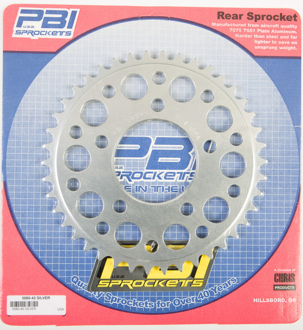 PBI 链轮 REAR SPROCKET ALUMINUM 42T-525 HON