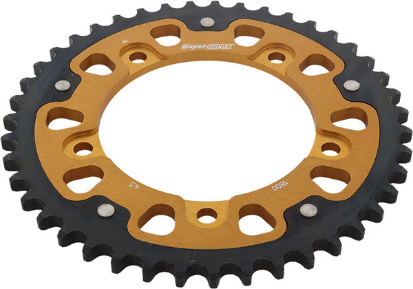 SUPERSPROX 链轮 REAR STEALTH SPROCKET ALU/STL 43T-530 GLD SUZ/TRI