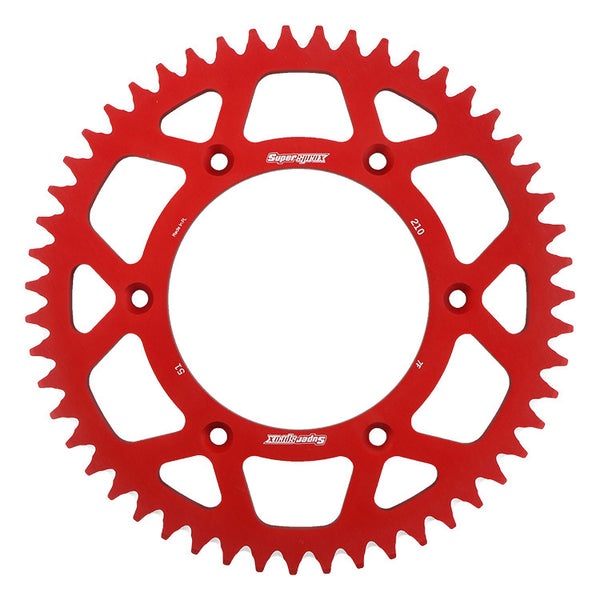 SUPERSPROX 链轮 REAR SPROCKET ALUMINUM 51T-520 RED HON