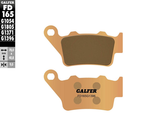 GALFER 刹车片 SINTERED FD165G1396