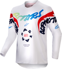 Alpinestars 青少年款 骑行衣 Youth Racer Hana Jersey Youth White/Multicolor