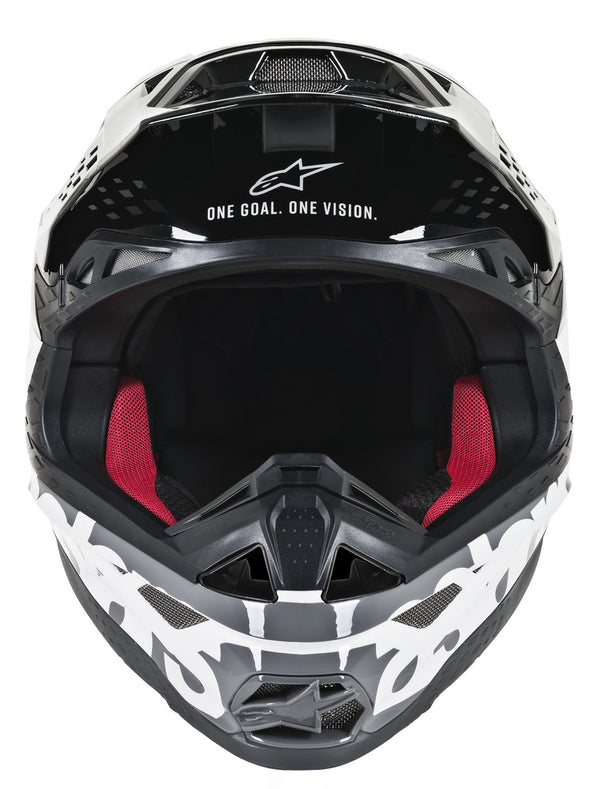 ALPINESTARS ALPINESTARS M8 头盔 Supertech M8 Radium Helmet White/Black/Grey Gloss M-8