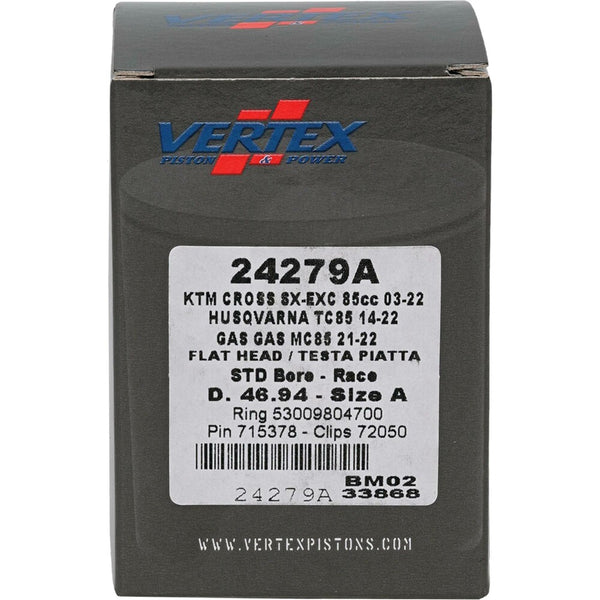 Vertex 活塞 KTM/Husqvarna/Gas Gas Piston Kit Cast Race 46.94/STD GAS/Husq/KTM