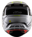 ALPINESTARS 头盔 Supertech M-8 Triple Helmet Silver/Black/Fluorescent Yellow M-8