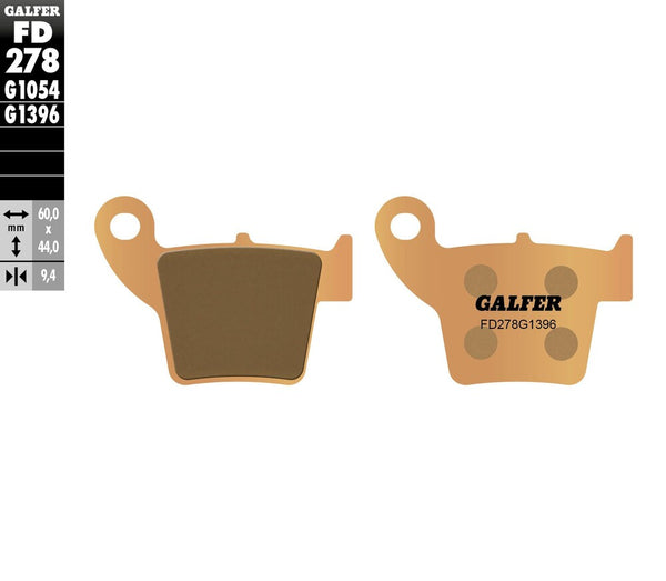 GALFER 刹车片 SINTERED FD278G1396