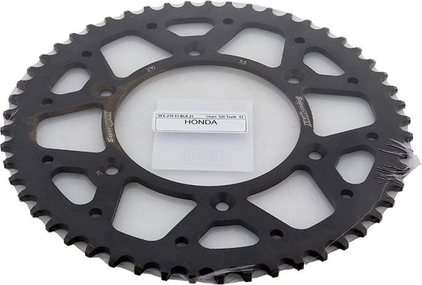 SUPERSPROX 后链轮 钢制 53T-520 黑 HON