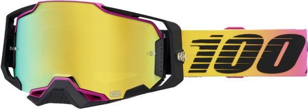 100% 风镜 Armega Goggles Gold Mirror