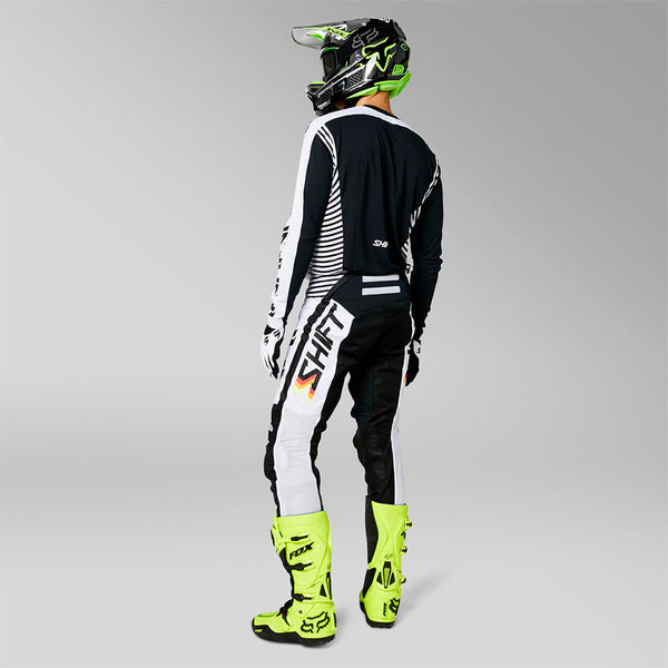 SHIFT 黑 LABEL TARGA JERSEY [白/黑]
