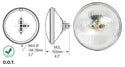 CANDLEPOWER 照明 Sealed Beam Head Lamp