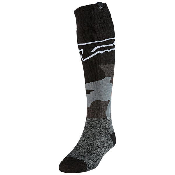 FOX 骑行袜 FRI Thin Socks Revn [黑 迷彩]
