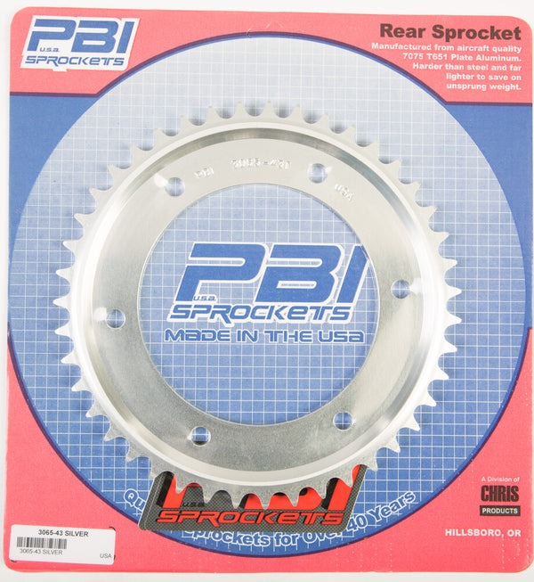 PBI 链轮 REAR SPROCKET ALUMINUM 43T-530 HON