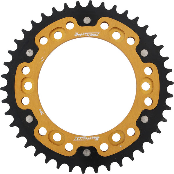 SUPERSPROX 链轮 REAR STEALTH SPROCKET ALU/STL 42T-525 GLD KTM