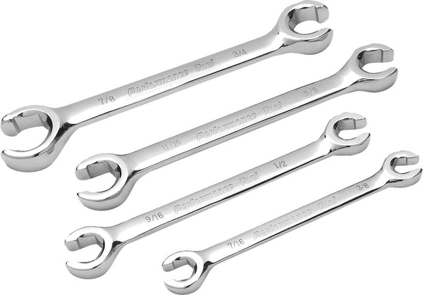 PERFORMANCE TOOL 工具 SAE Flare Nut Wrench Set