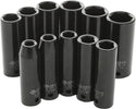 PERFORMANCE TOOL 工具 1/2" SAE Impact Socket Set