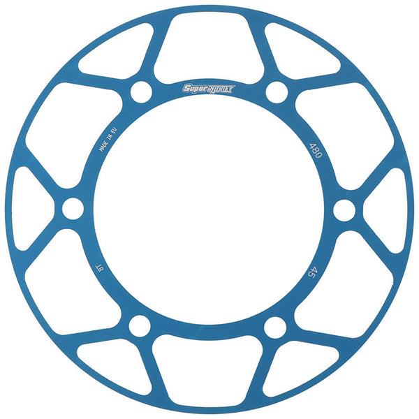 SUPERSPROX 链轮 REAR EDGE SPRKT COLOR DISK ALU 45T-525 蓝 SUZ/YAM