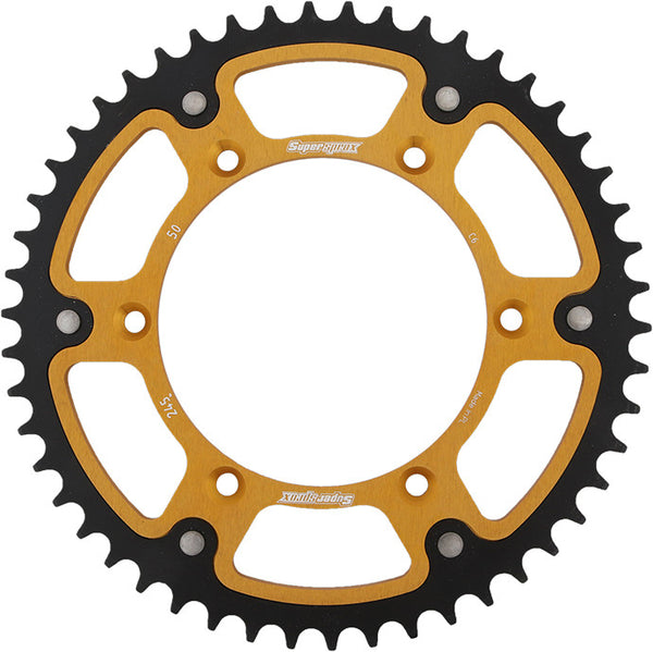 SUPERSPROX 链轮 REAR STEALTH SPROCKET ALU/STL 50T-520 GLD YAM
