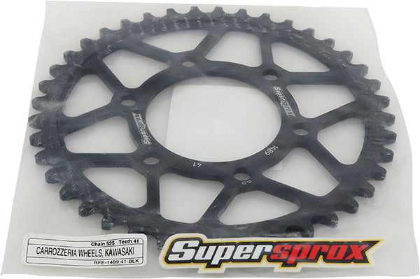 SUPERSPROX 后链轮 钢制 41T-525 黑 KAW