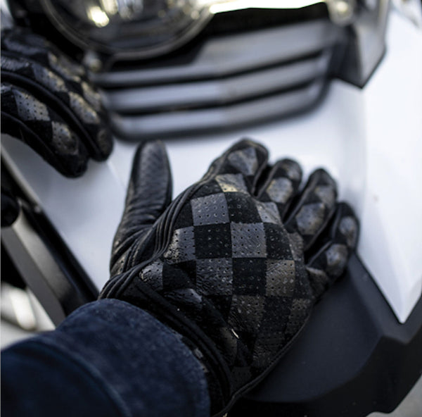 HolyFreedom Bullit Nubuk Perforated Ladies Motorcycle Gloves